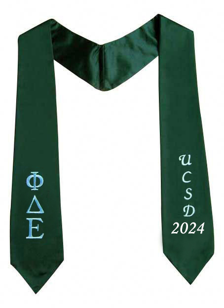 Graduation Stoles - 100% Polyester Satin Fabric